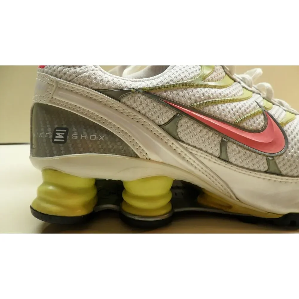 Women's Shox 8.5 Pink and Yellow! Nike Shox Turbo+ VI 6 SZ 8.5 2008